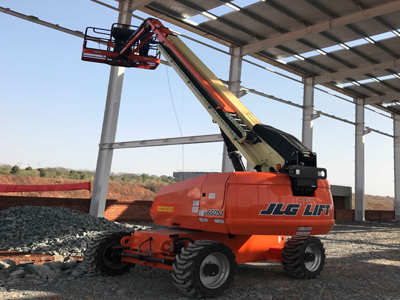 捷爾杰660SJ高空作業(yè)車(chē)助力山河智能工業(yè)城建設(shè)